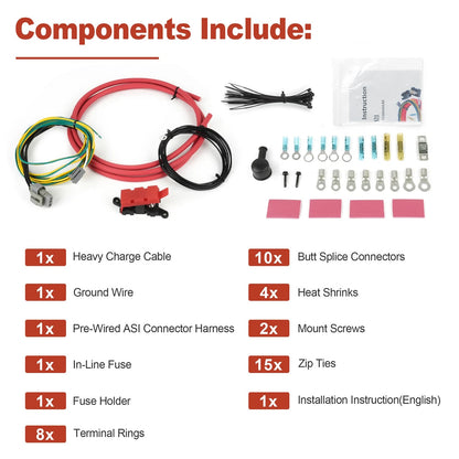 Alternator Wiring Conversion Kit 30831 For Ford 2G to 3G 1984-Up