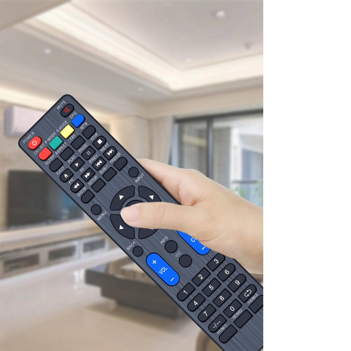 Remote Control For Atyme TV 650PM7UD 650PM9HD 650AM7UD ES-600PRO 500AX7UD