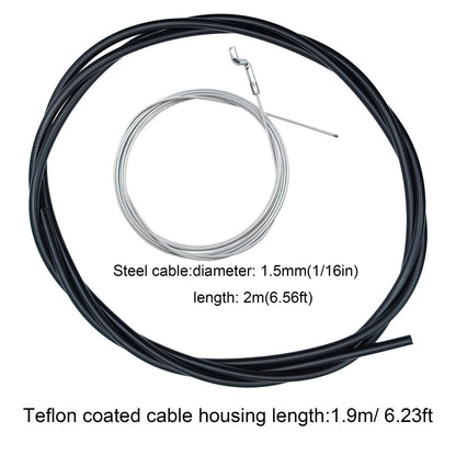 YGQ Universal Throttle Cable Repair KIT for Lawn Mower Control Silvery