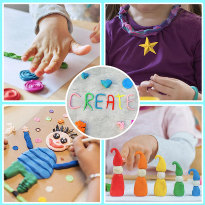 ESSENSON Modeling Clay Kit - 62 Colors Air Dry Magic Clay, Large, 62