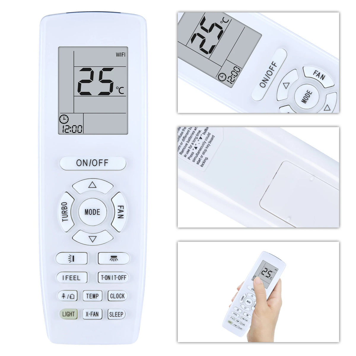 YAP1F For GREE A/C Air Conditioner Replace Remote Control YB1F2 YB1FA
