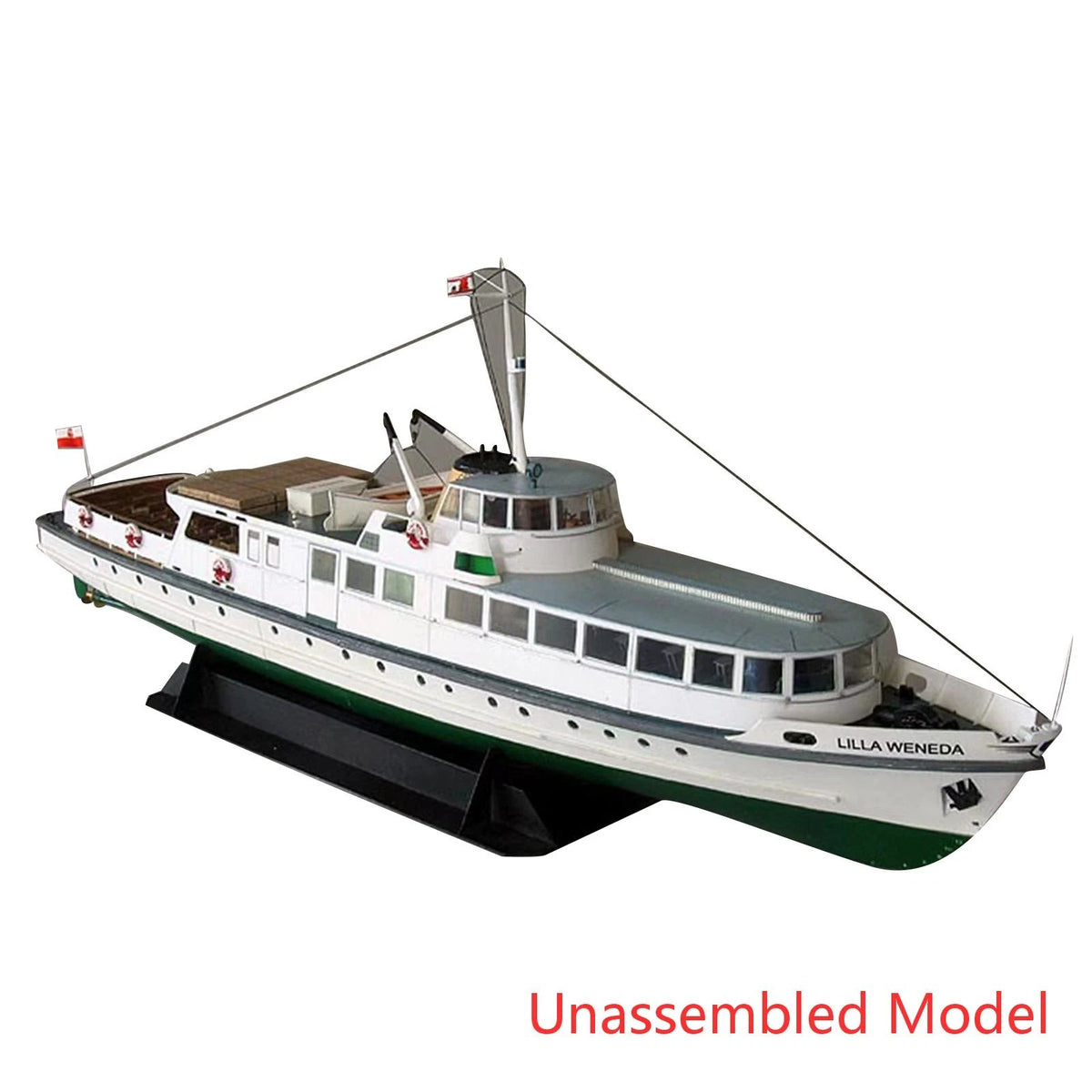 1:100 Unassembled Polish Baltic Fleet Coastal Ferry Lilla Weneda Cruise Ship