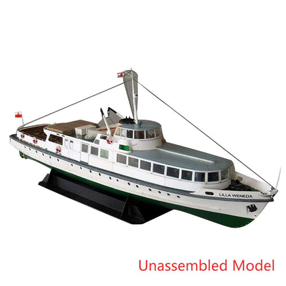1:100 Unassembled Polish Baltic Fleet Coastal Ferry Lilla Weneda Cruise Ship