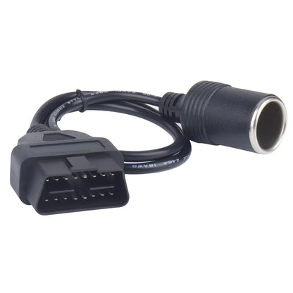 1Pc Lightweight 1 Way OBD2 Car Cigarette Wire Lighter Socket Power Adapter