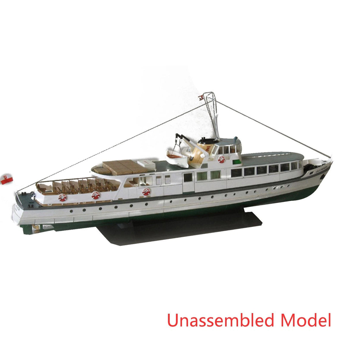 1:100 Unassembled Polish Baltic Fleet Coastal Ferry Lilla Weneda Cruise Ship