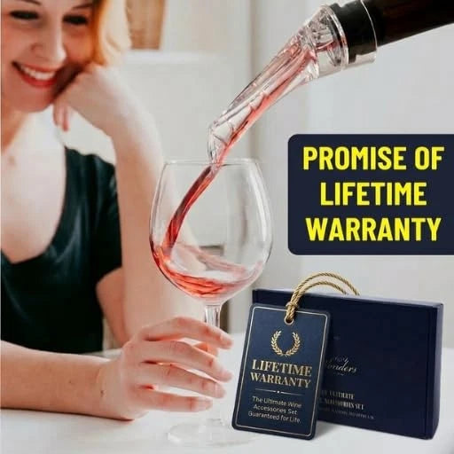 A&A Wonders Wine Accessories Set, Featuring 3 in-1 R, ~ BEST VALUE ~