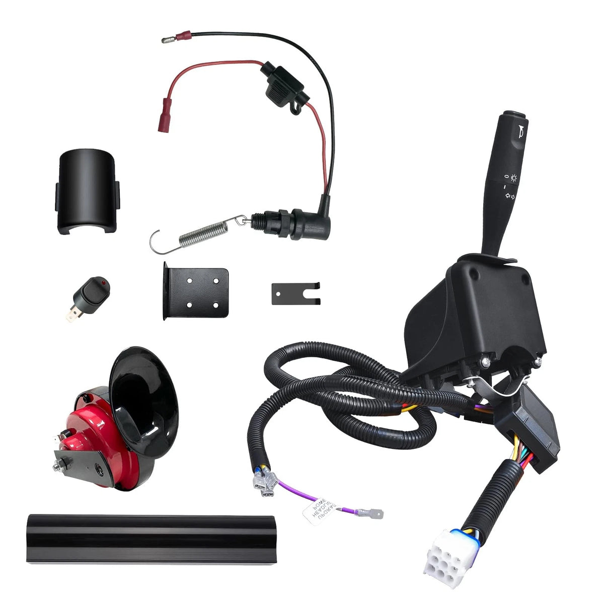 Golf Cart Turn Signal Kit for Club Car Precedent and Tempo,9-Pin Plug Black