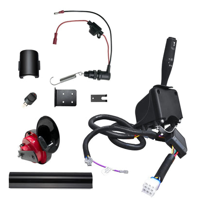 Golf Cart Turn Signal Kit for Club Car Precedent and Tempo,9-Pin Plug Black