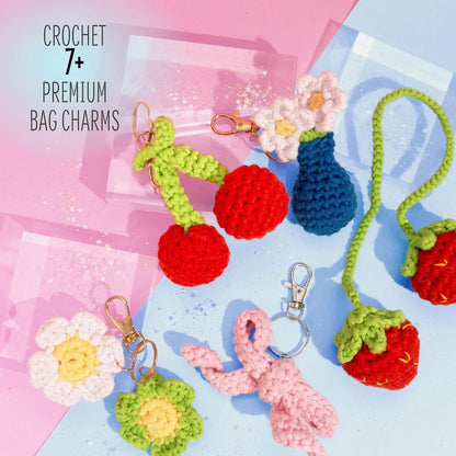 STMT D.I.Y. Crochet Bag Charms, Creates 7+ 3 x 12 x 5 inches,