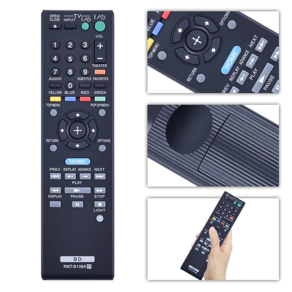RMT-B108A Remote Control For Sony DVD Player BDP-S363 BDP-S480 BDP-S370