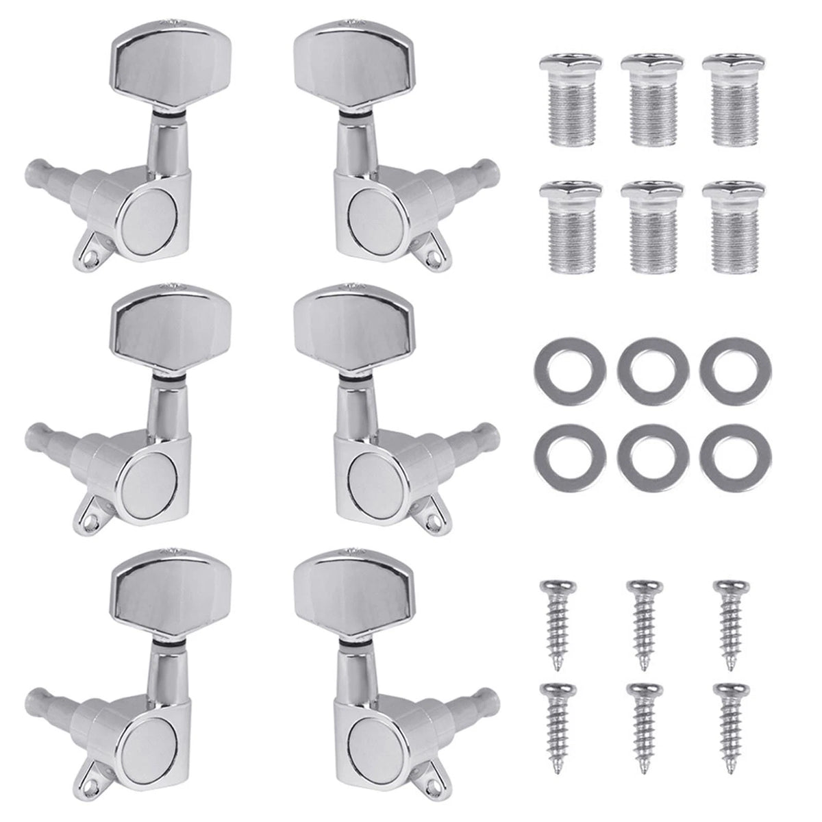 OTYMIOW 6PCS Guitar Machine Heads Knobs Acoustic Tuning Pegs Machine...