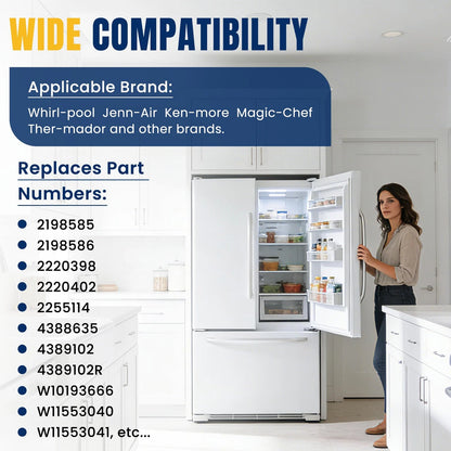 4389102 W10757851 Refrigerator Ice Maker Emitter Sensor Control Board Kit