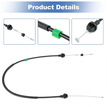 LS Throttle Cable 551859 Fits 3-Bolt Or 4-Bolt Throttle Bodies 38.8"