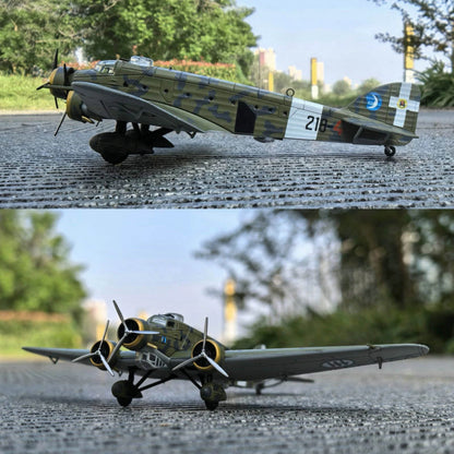 Durable 12cm Diecast Alloy 1/144 Scale WWII Italian Savoia-Marchetti S.81 Bomber