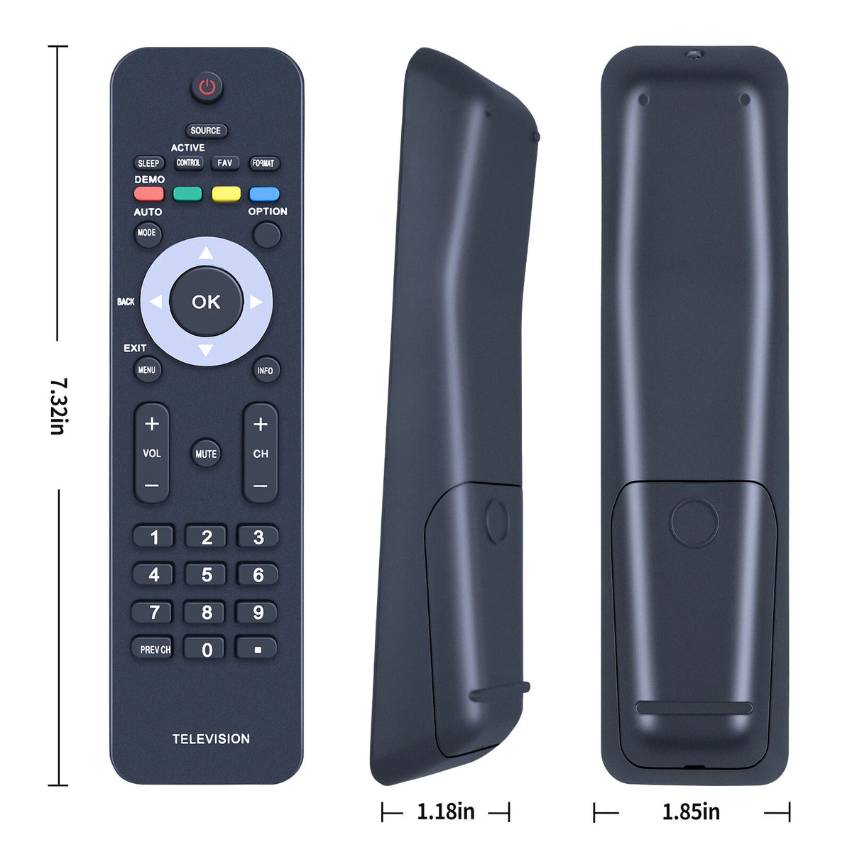 Universal Remote Control For Magnavox LED TV 42MF437B/37 42MF438B/F7 19MF338B/F7
