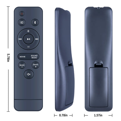 Replacement Remote Control For ONN 100043851 2.1 36" Soundbar System