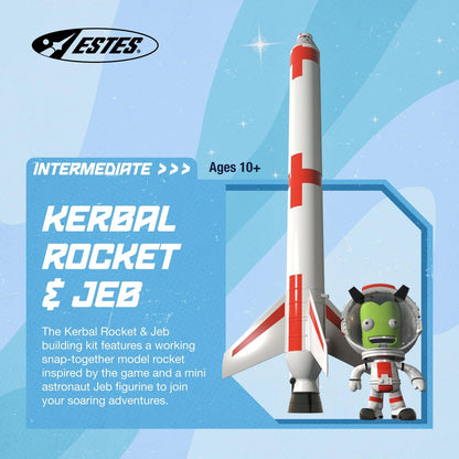 Estes 009726 Kerbal W/Jebediah Kerbonaut 6.5 x 13 x 4 inches, Multi