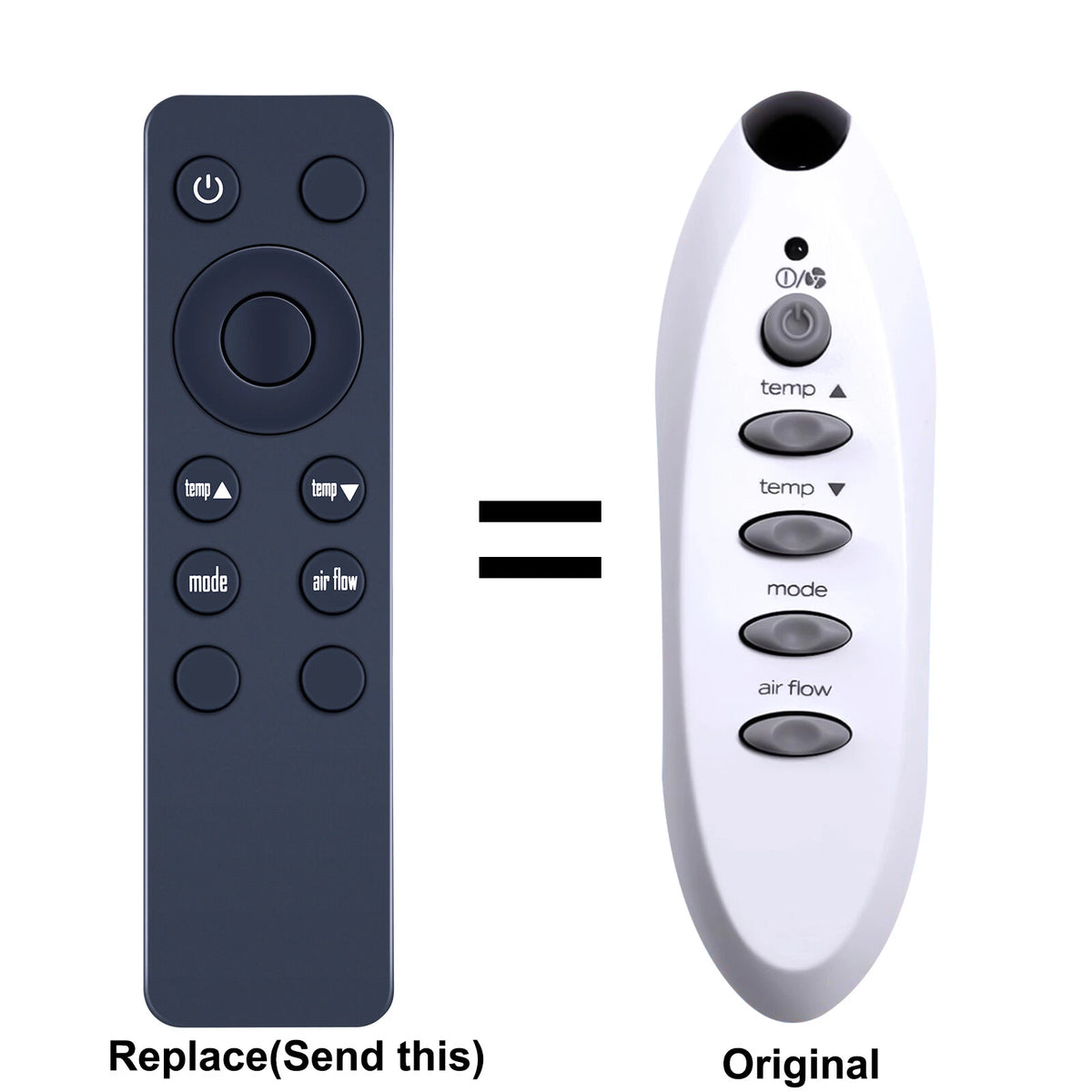 Replacement Remote Control For Bionaire Window Fan BWF0910AR BW2300 BW2100R