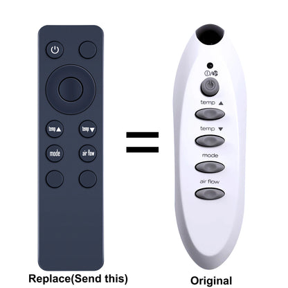 Replacement Remote Control For Bionaire Window Fan BWF0910AR BW2300 BW2100R