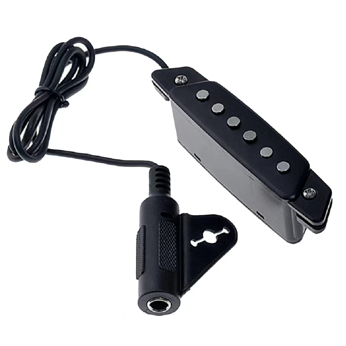 Acoustic Guitar Soundhole Magnetic Pickup Humbucker Passive With Power Jack A
