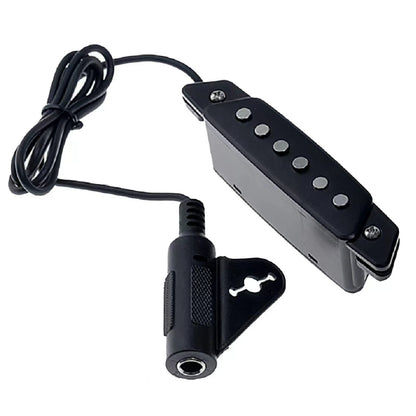 Acoustic Guitar Soundhole Magnetic Pickup Humbucker Passive With Power Jack A