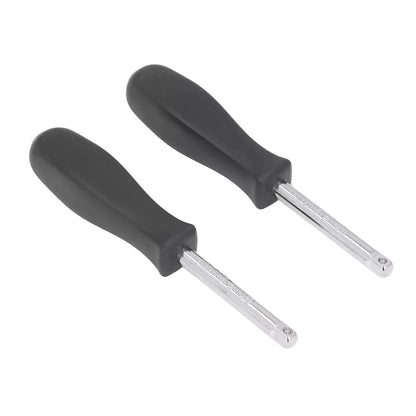 2 Pack 1/4" Drive Spinner Screwdriver Handle for 6.35mm Socket Bits Extension