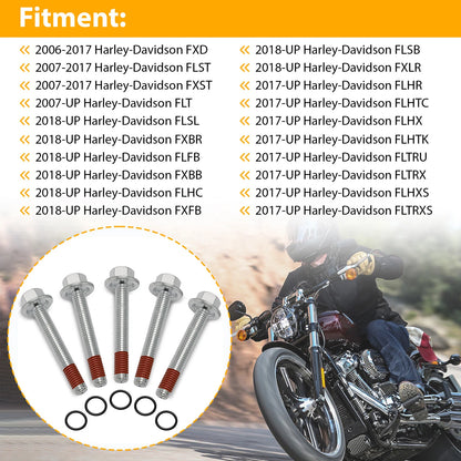 Inner Primary Bolt and Seal Kit fits Harley-Davidson 15-1457