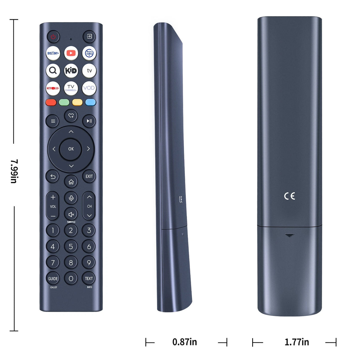 ERF2B38H Replacement Remote Control For Hisense TV
