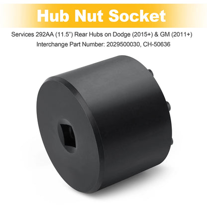 Hub Nut Socket 3828 ,9 Pin - Compatible with Dodge (2015+) & GM (2011+)