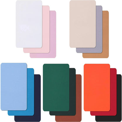 WILLBOND 15 Pieces Nylon Repair Patches 20x10 cm Inches 20 x 10 cm, Colorful