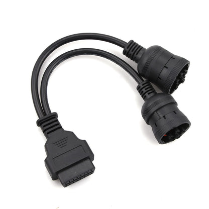 6+9 Pin Y cable-I Truck Heavy Duty Diagnostic Cable Adapter Scanner Connector