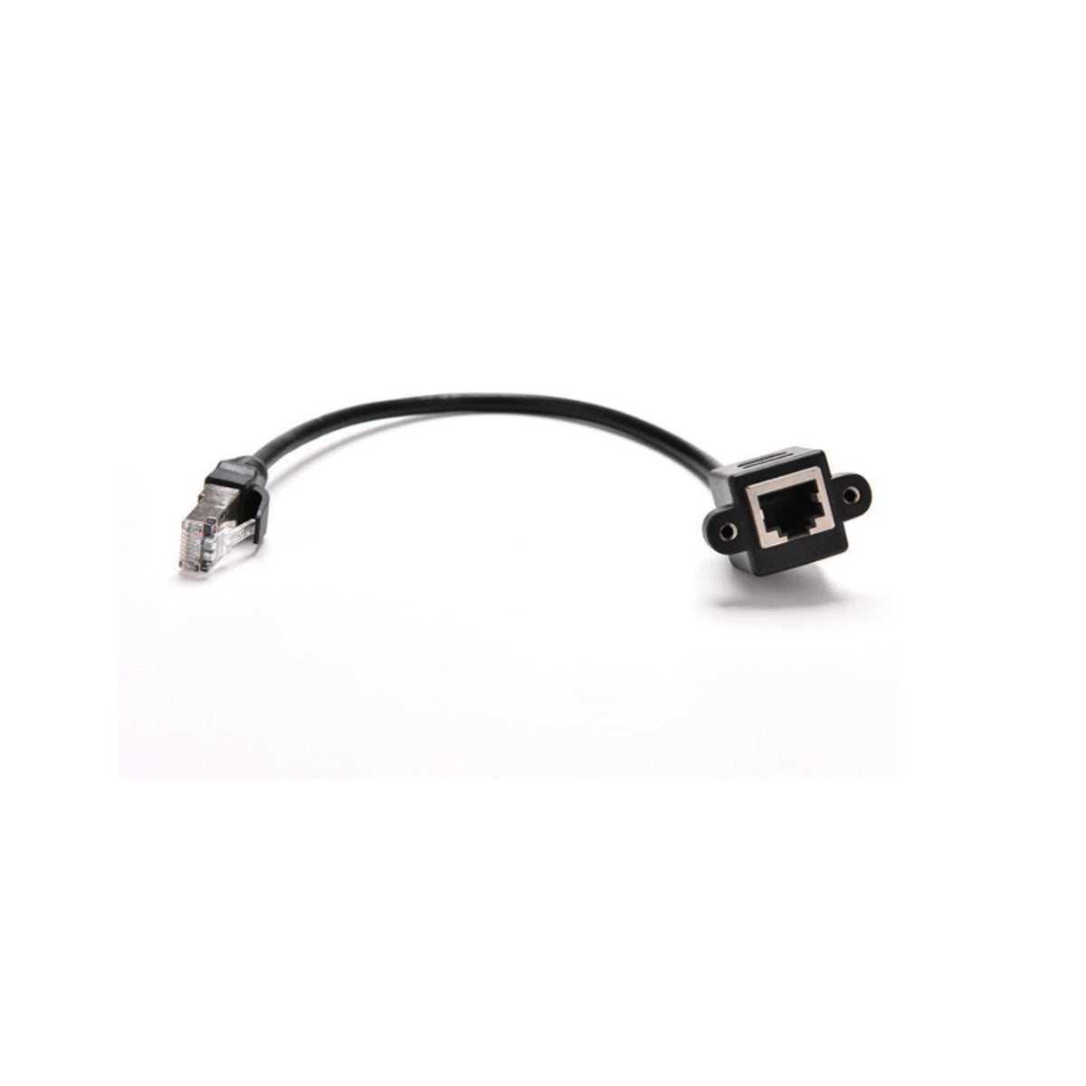 RJ45 M to F Screw Panel Mount Ethernet Cable LAN Network Extension Cable cc