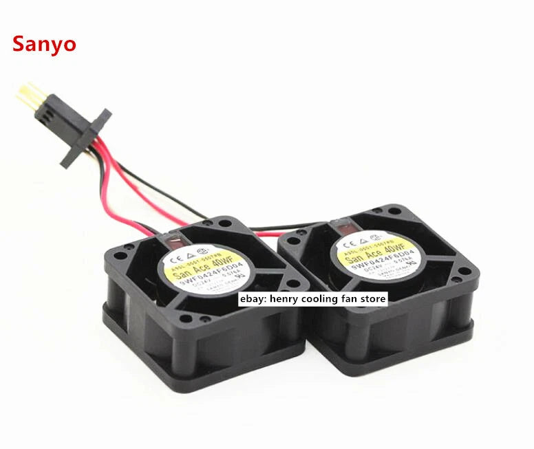 SANYO 9WF0424F6D04 A90L-0001-0507#B DC 24V 0.076A 40*40*20mm Fanuc coooling fan