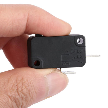 Qtcial 2-Pack KW7-0 Micro Switch for Air Fryer Repair standard size, black