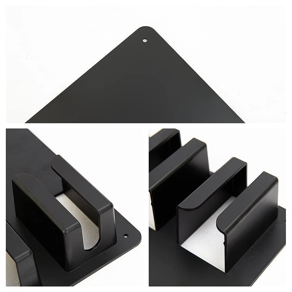 2Pcs Clipper Holders for Barbers, Barber Organizer, Hair 2 PCS, Black