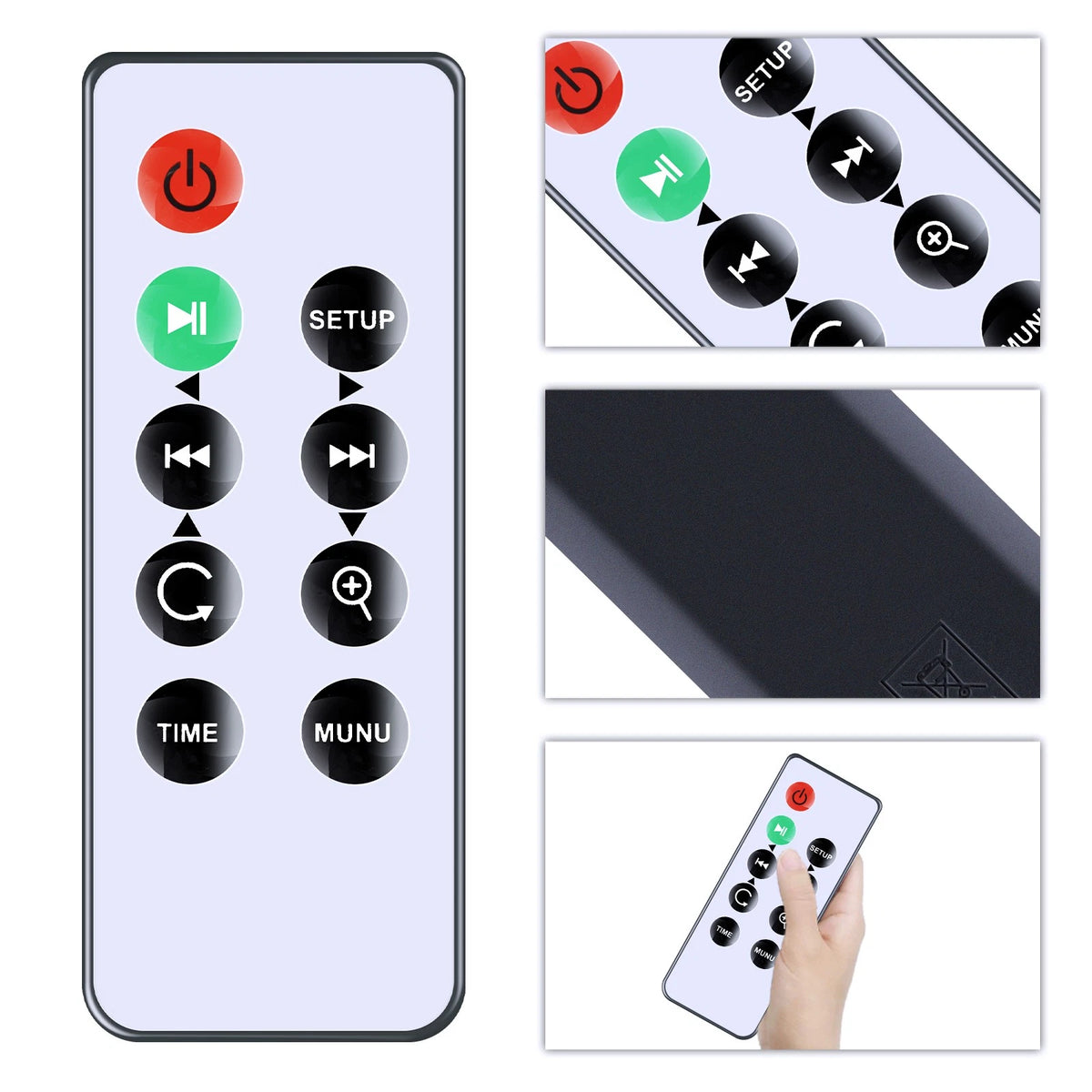 Remote Control For ViewSonic VFD1028W-11 10.1-Inch Digital Photo Frame