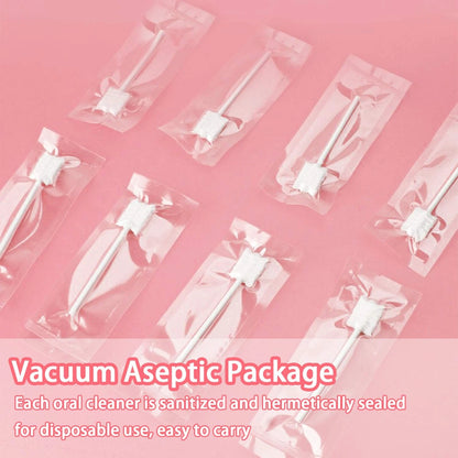 EASICUTI Baby Tongue Cleaner, 42Pcs Disposable 1 Count (Pack of 42), White