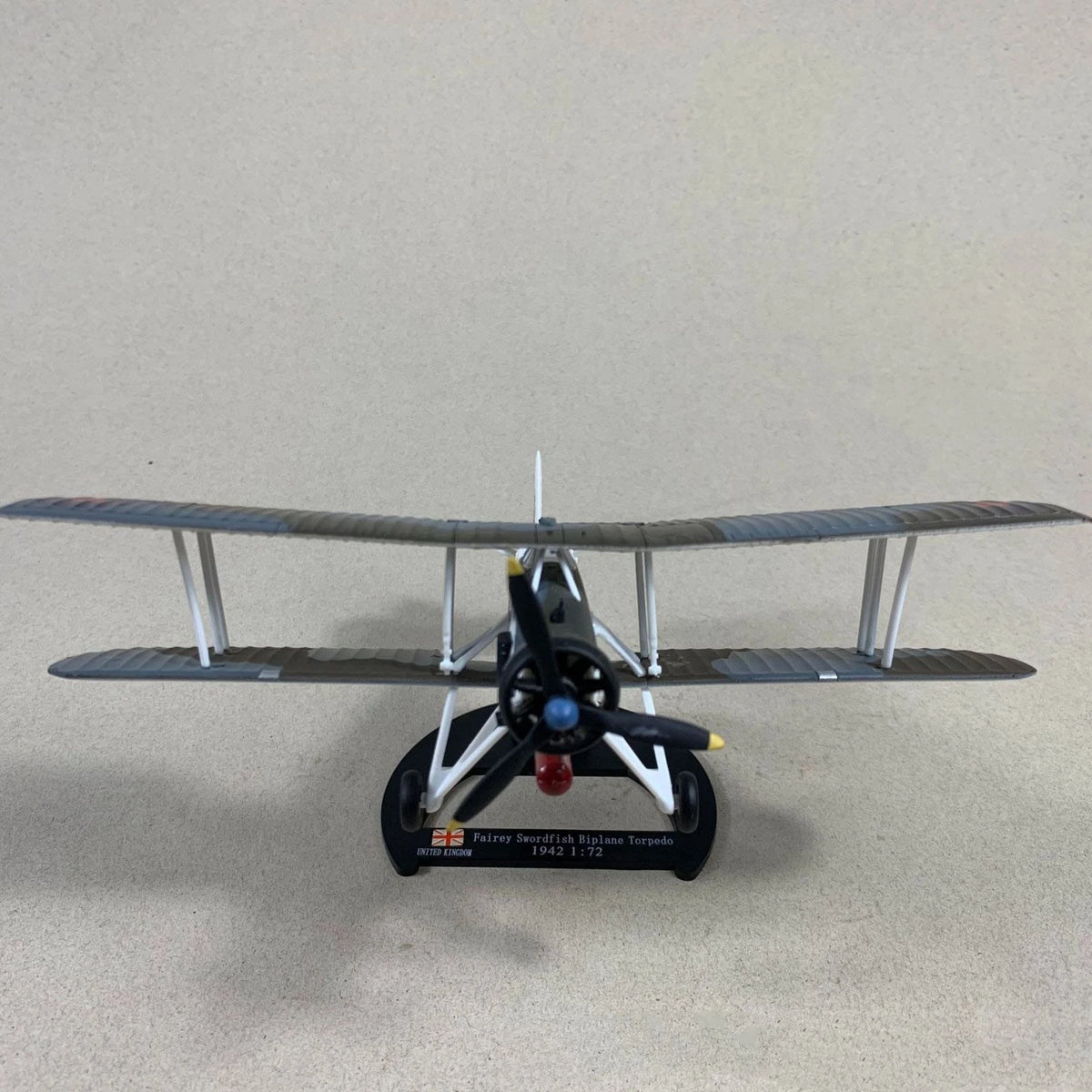 1/72 WWII British Navy Fairey Swordfish Aircraft Model Gift For Plane Enthusiast