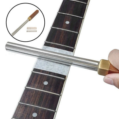 4-Gauge Slot Guitar Fret Crowning File Tool With 2 Neck Protection Sheets A