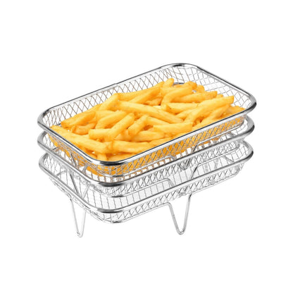 FikaNook 3PCS Different Heights Air Fryer 3PCS(different heights), Rectangle