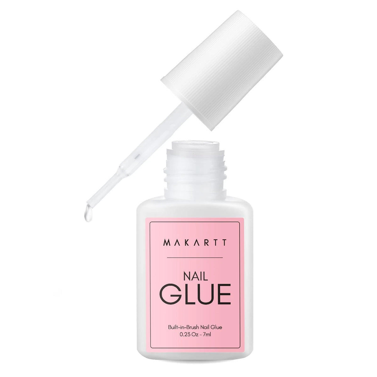 Makartt Nail Glue with 0.23 Fl Oz & 1.06 (Pack of 1 each), Clear
