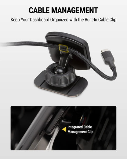Scosche MAGDMB MagicMount Magnetic Phone Mount for Car, 1 Pack, Black