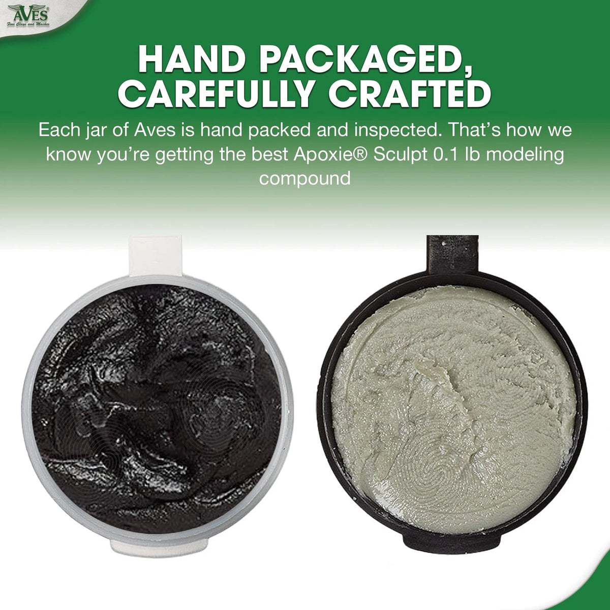 Aves Apoxie Sculpt - Modeling Compound 2 Part (A & B) - 1/10 Pound, Black