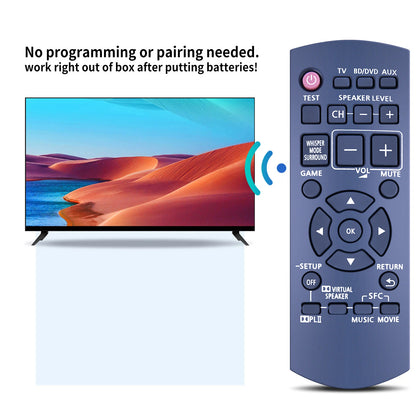 N2QAYB000417 Remote Control For Panasonic Home Theater SC-ZT1 SU-ZT1