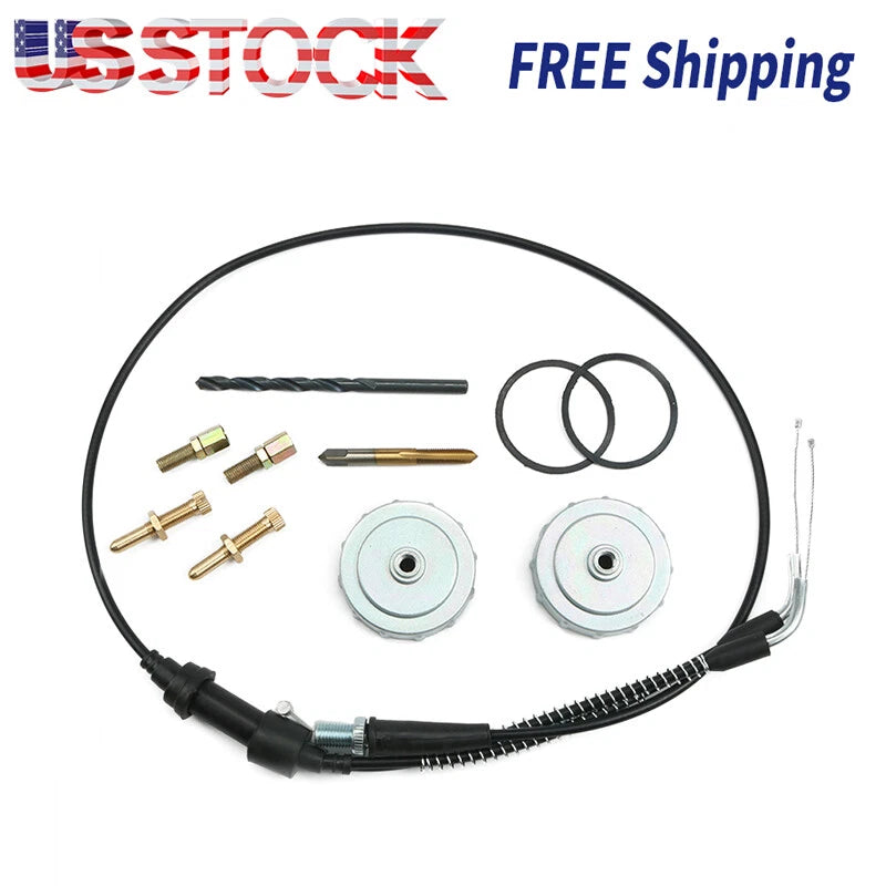 Fits TORS REMOVAL ELIMINATOR KIT Banshee throttle cable caps idle screws