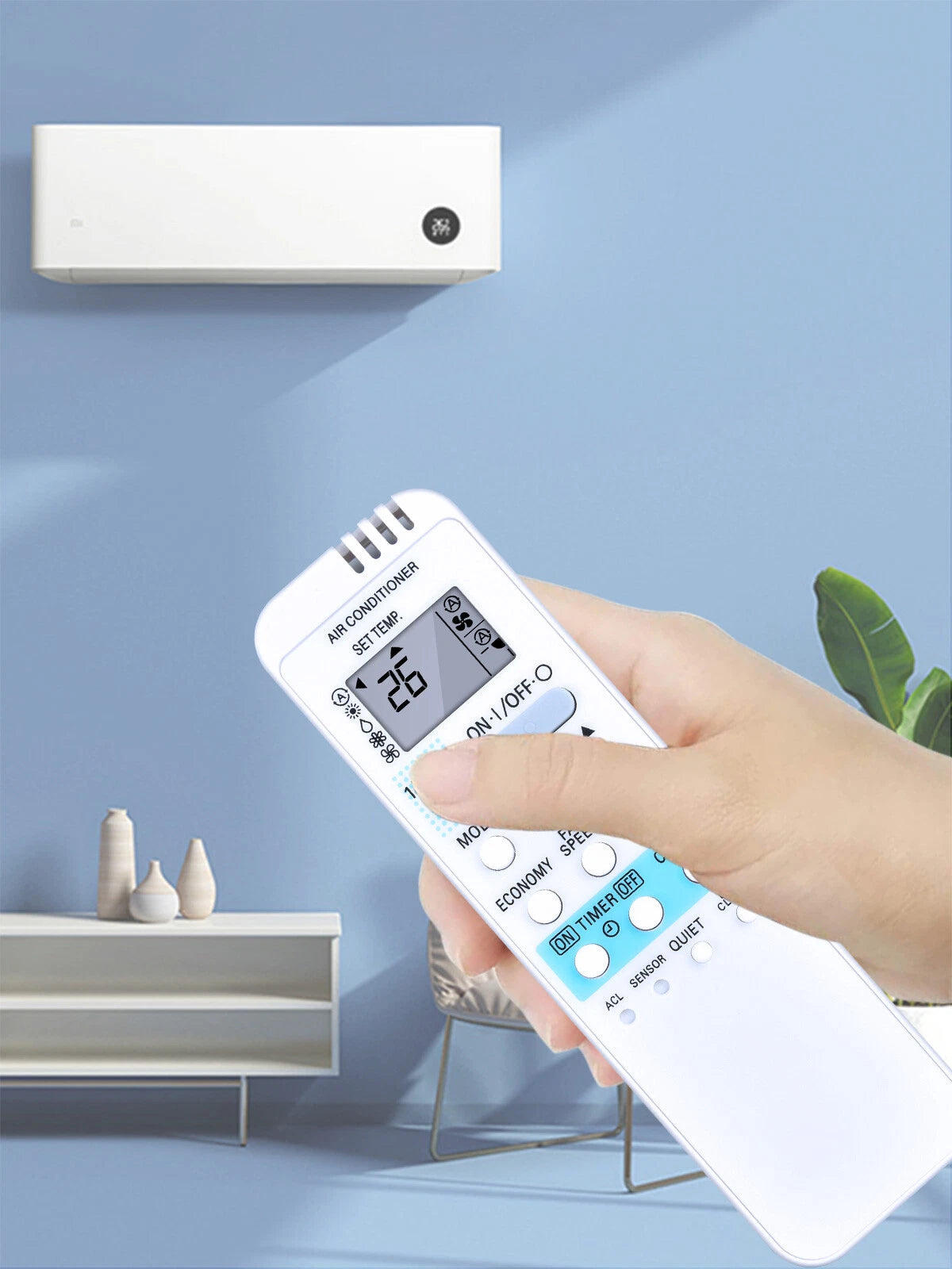 RCS-7HS4E-G Remote Control For Sanyo Air Conditioner RCS-AX1/3 RCS-7S2EG