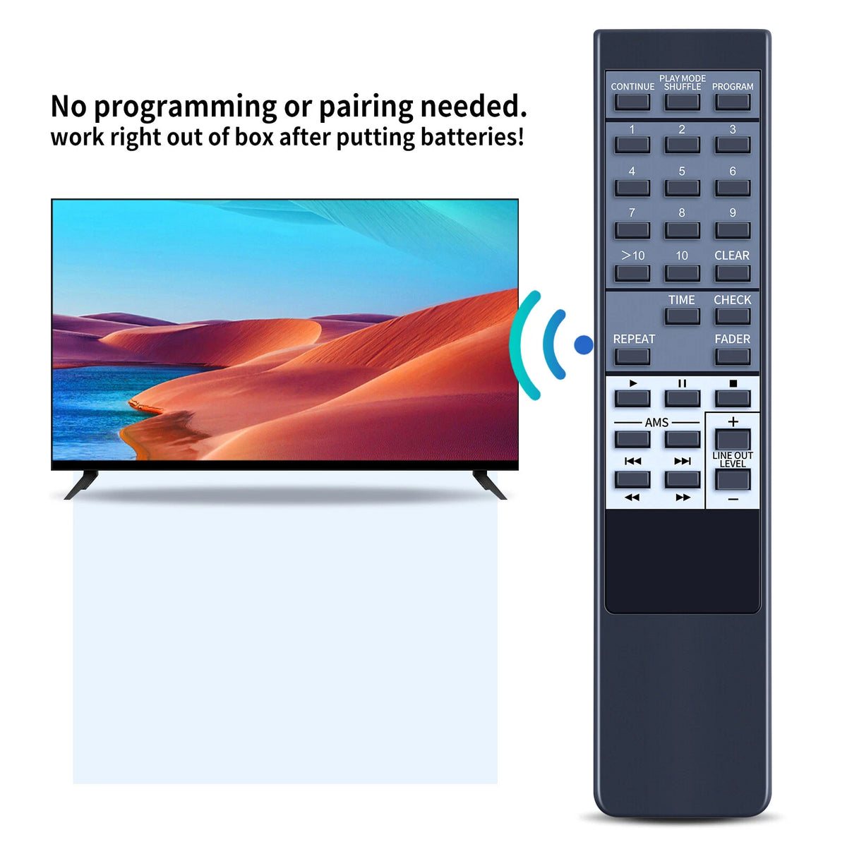 RM-D420 Remote Control For Sony CD Players CDP261 CDPXE400 CDP361
