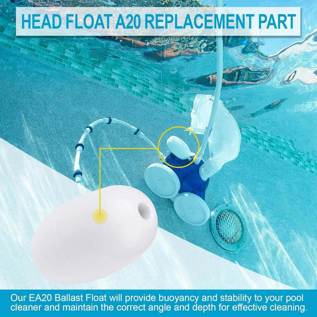 A20 Float Head Replacements for Polaris 180 280 380 Swimming pool accessories