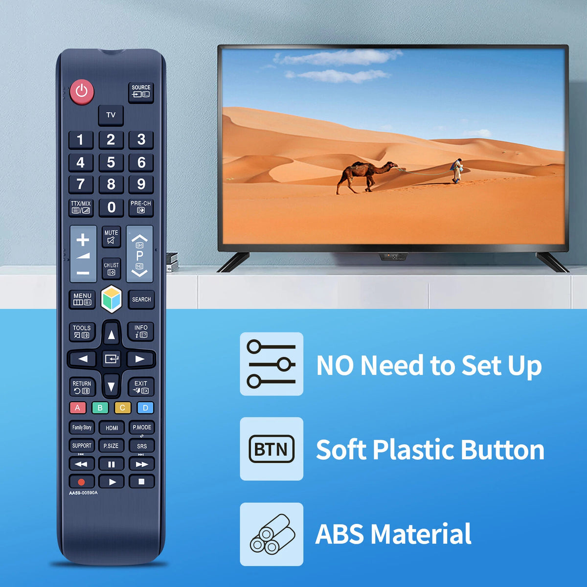 AA59-00590A Replacement Remote Control For Samsung TV