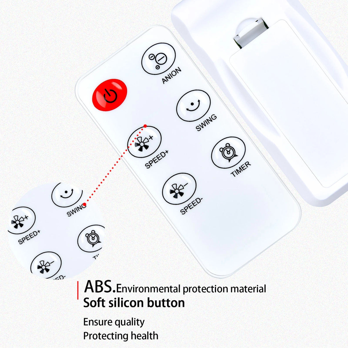 Remote Control For Cobuy Bladeless Tower Fan,Air Circulator Cooling Fan
